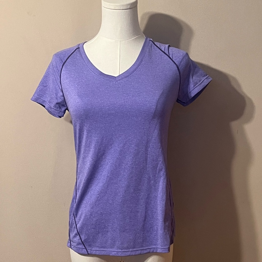 Layer 8 Lavender V-Neck Short Sleeve Performance Tee